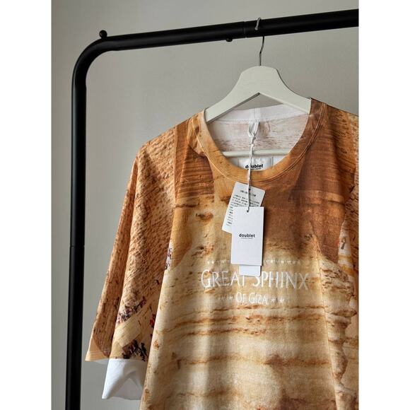 NWT Doublet Sphinx Faceout Tourist Tee T-Shirt - Picture 2 of 9